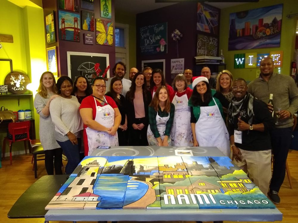 Bottle & Bottega by Painting with a Twist, Chicago Roadtrippers