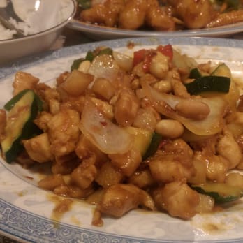 BinHai - Kung Boa chicken...sorry i started eating before the photo - Chinese Near Me - Northbrook, Illinois