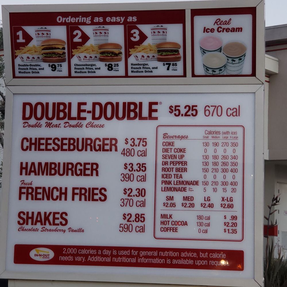 In-N-Out Burger - BIDENFLATION! - Burgers Near Me - South Gate, California In-N-Out Burger - BIDENFLATION! - Burgers Near Me - South Gate, California
