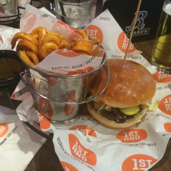 1ST RND - Custom lamb burg and curly fries! - Sports Bars Near Me - Edmonton, Alberta 1ST RND - Custom lamb burg and curly fries! - Sports Bars Near Me - Edmonton, Alberta