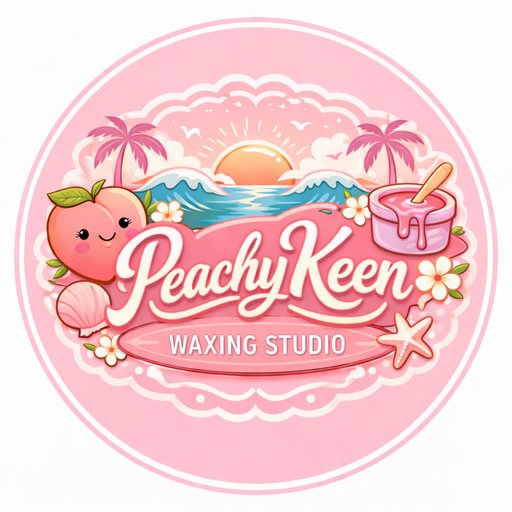 Peachy Keen Waxing Studio Logo