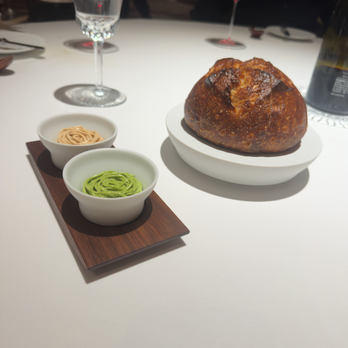 Addison - Break with butter. A bit hard cooked. - New American Near Me - San Diego, California Addison - Break with butter. A bit hard cooked. - New American Near Me - San Diego, California