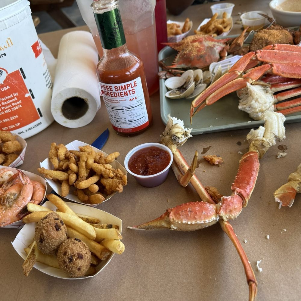 May's Seafood Restaurant - Fried and steamed shrimp, fried clams, hush puppies, French fries, snow crabs and blue crabs - Seafood Near Me - Frederick, Maryland May's Seafood Restaurant - Fried and steamed shrimp, fried clams, hush puppies, French fries, snow crabs and blue crabs - Seafood Near Me - Frederick, Maryland