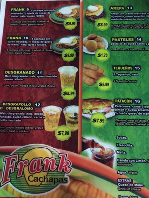Frank Cachapas Doral /Latin American Food by null