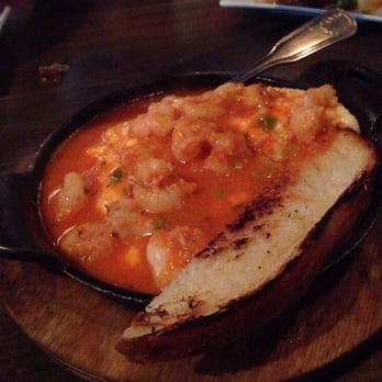 Bosscat Kitchen & Libations - Shrimp and grits - the grits were good! - New American Near Me - Irvine, California