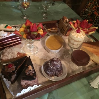 Fernandes steakhouse - Dessert tray - Portuguese Near Me - Newark, New Jersey Fernandes steakhouse - Dessert tray - Portuguese Near Me - Newark, New Jersey