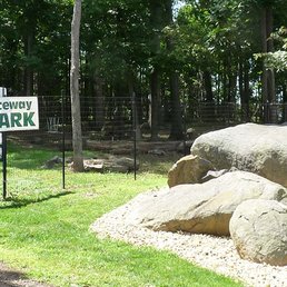 Entrance to the dog park