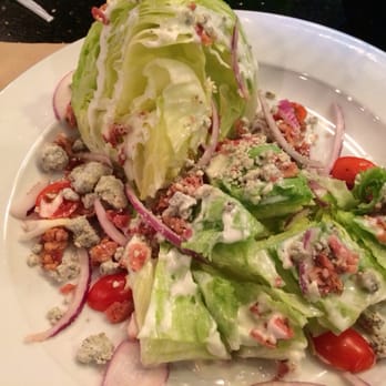 The Pan - 1st time 4 dinner...Wedge Salad meh. Dressing/cheese not rich enough, also bacon tastes bleh, similar to store bought bacon bits - Pizza Near Me - Long Beach, California The Pan - 1st time 4 dinner...Wedge Salad meh. Dressing/cheese not rich enough, also bacon tastes bleh, similar to store bought bacon bits - Pizza Near Me - Long Beach, California