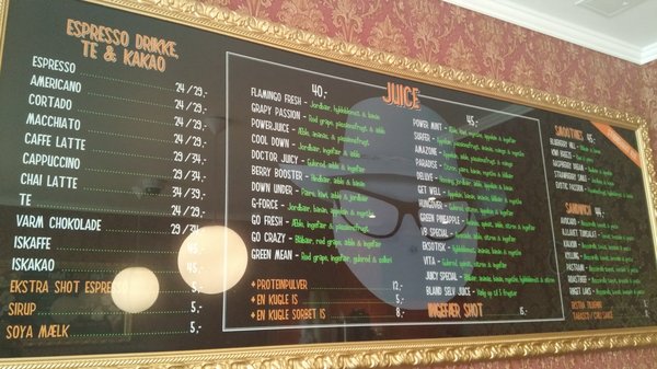 Menu photo 2 Café Juicy Frederiksberg, 84