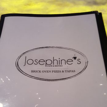 Josephine's Cafe and Bistro - Menu Cover - Pizza Near Me - Stuart, Florida