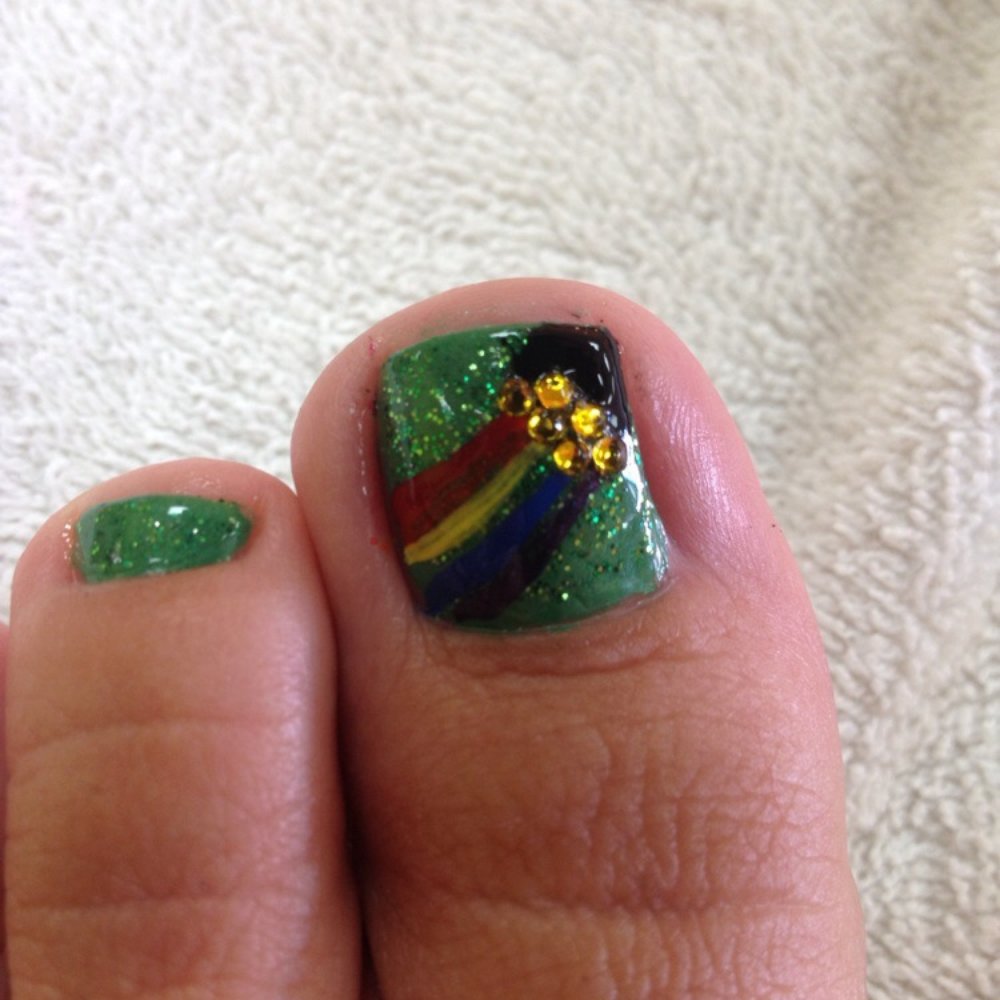 Elite Nails - St Patrick's Day pedicure - Nail Salons Near Me - San Diego, California Elite Nails - St Patrick's Day pedicure - Nail Salons Near Me - San Diego, California