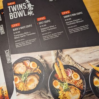 Kyuramen - Sandy Springs - Twin bowls menu 2023 - Ramen Near Me - Sandy Springs, Georgia Kyuramen - Sandy Springs - Twin bowls menu 2023 - Ramen Near Me - Sandy Springs, Georgia
