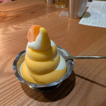 San Ho Won - Tangerine and vanilla soft serve ice cream. - Korean Near Me - San Francisco, California San Ho Won - Tangerine and vanilla soft serve ice cream. - Korean Near Me - San Francisco, California