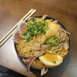 Spicy Kimchi Beef Ramen