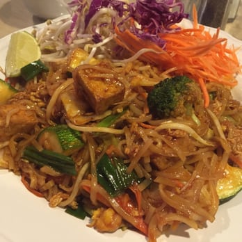 NG Cafe - Phad-Thai special with tofu - Thai Near Me - Austin, Texas NG Cafe - Phad-Thai special with tofu - Thai Near Me - Austin, Texas