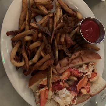 Neptune Oyster - Maine Lobster Roll Sandwich : warm butter with fries, yum yum! Market price was $34 sep 2021 - Seafood Near Me - Boston, Massachusetts