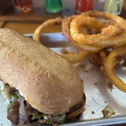 Philly cheese steak - not much cheese