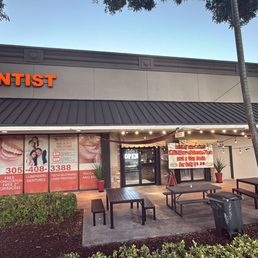 Exterior outside entrance of Vesuvio Pizza & Panini - Miami, Florida Exterior outside entrance of Vesuvio Pizza & Panini - Miami, Florida