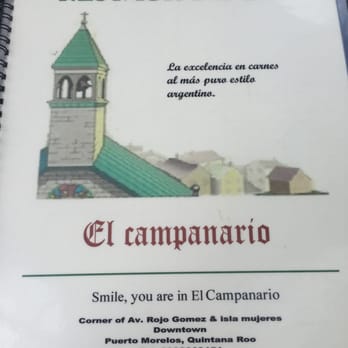 El Campanario - Menu - Steakhouses Near Me - Puerto Morelos, ROO El Campanario - Menu - Steakhouses Near Me - Puerto Morelos, ROO