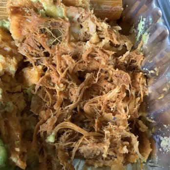 Casa Lupe - Disgusting pork tamale filling... a mass of strings! Feels like chewing on a mouthful of HAIR. So gross! - Mexican Near Me - Sunnyvale, California
