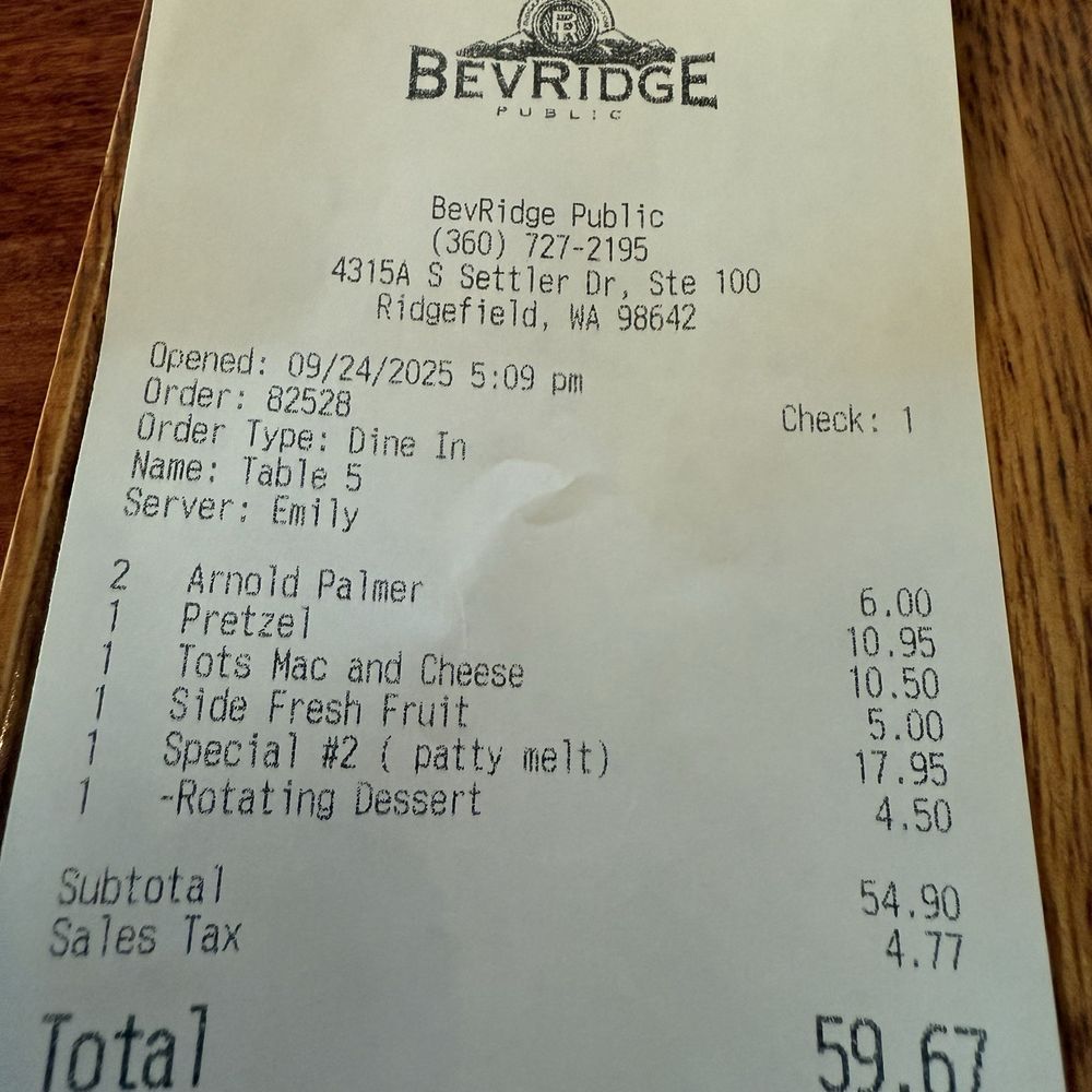 BevRidge Public - Cocktail Bars Near Me - Ridgefield, Washington
