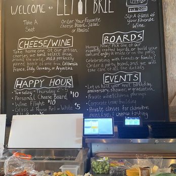 Let It Brie - Menu as of February 2025 - Cheese Shops Near Me - Fullerton, California