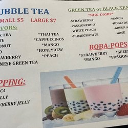 Tea RX Cafe Lakeland - Tea menu