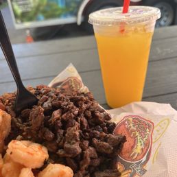 Aguas Frescas Triple Meat Baked Potato (Tres Carnes) Aguas Frescas Triple Meat Baked Potato (Tres Carnes)