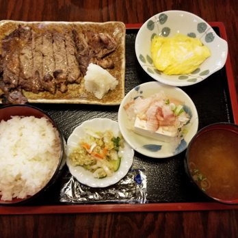 Fukagawa - Japanese breakfast with steak. - Japanese Near Me - Gardena, California