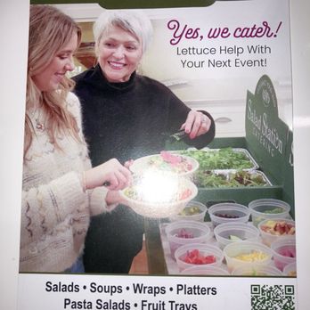 The Salad Station Germantown - table tent ad - Soup Near Me - Germantown, Tennessee The Salad Station Germantown - table tent ad - Soup Near Me - Germantown, Tennessee
