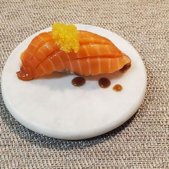 Miyo's Restaurant - Salmon nigiri - Izakaya Near Me - Hilo, Hawaii