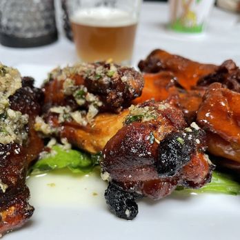 MJ's Restaurant Bar & Grill - Half parm wings and half classic buffalo - American Near Me - Middletown, New Jersey MJ's Restaurant Bar & Grill - Half parm wings and half classic buffalo - American Near Me - Middletown, New Jersey