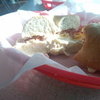 Empire Deli & Bagel - Furthermore, this is what they called 2X tosted. NOT damn thing even cold in the middle. - Bagels Near Me - Wilmington, North Carolina Empire Deli & Bagel - Furthermore, this is what they called 2X tosted. NOT damn thing even cold in the middle. - Bagels Near Me - Wilmington, North Carolina
