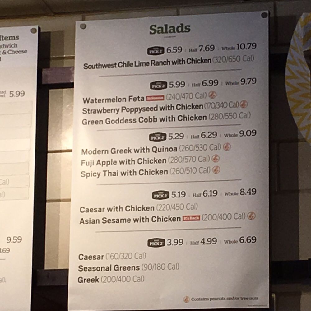 Panera Bread - Menu pt 8 of 8 as of 7-8-16 - Sandwiches Near Me - Sacramento, California Panera Bread - Menu pt 8 of 8 as of 7-8-16 - Sandwiches Near Me - Sacramento, California