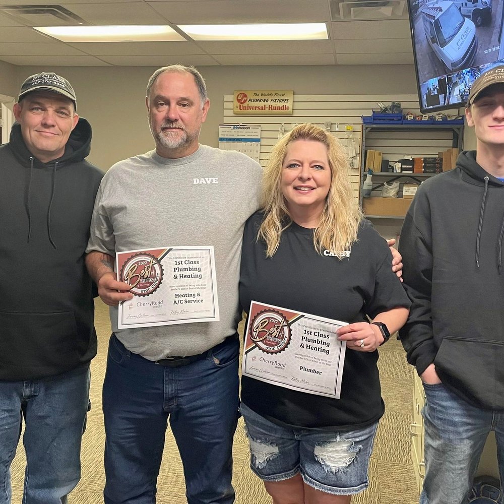 Slide of 1st Class Plumbing, Heating & A/C