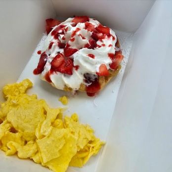 Brunch Box - Strawberry cream waffle - Waffles Near Me - Coeur d'Alene, Idaho