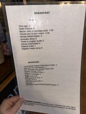 Menu photo 3 Island Skillet Eastsound, WA