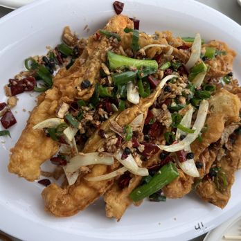 Sydney Fish Market - 10/28/23 FYI, Bug, Hong Kong style dry chili. Cooked to order. - Seafood Markets Near Me - Pyrmont, NSW Sydney Fish Market - 10/28/23 FYI, Bug, Hong Kong style dry chili. Cooked to order. - Seafood Markets Near Me - Pyrmont, NSW