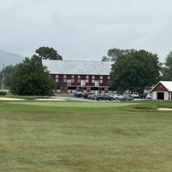 Mountain View Golf Club - Ninth hole & barn.