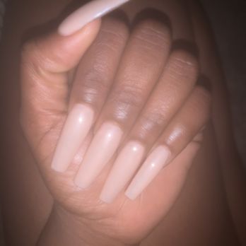 Vivians Nail Spa - Acrylic with champagne gel nail polish. 4th set. - Waxing Near Me - Lorton, Virginia Vivians Nail Spa - Acrylic with champagne gel nail polish. 4th set. - Waxing Near Me - Lorton, Virginia
