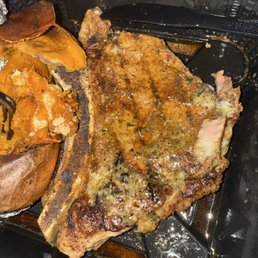 Bone-In Ribeye* 18 oz. Sweet Potato with Honey & Brown Sugar