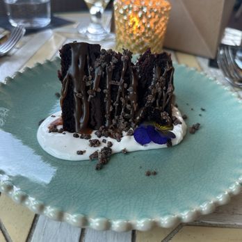 The Bungalow Kitchen - Three Layer Chocolate Cake - New American Near Me - Tiburon, California The Bungalow Kitchen - Three Layer Chocolate Cake - New American Near Me - Tiburon, California