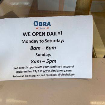 OBRA HandBakery - Latin American Near Me - Long Beach, California OBRA HandBakery - Latin American Near Me - Long Beach, California