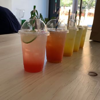 Waterfall - Mango, watermelon, and strawberry/mango margaritas - Seafood Near Me - San Francisco, California Waterfall - Mango, watermelon, and strawberry/mango margaritas - Seafood Near Me - San Francisco, California