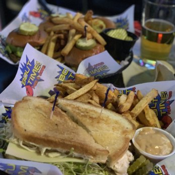Bout Time Pub & Grub - a sandwich and fries - Sports Bars Near Me - Arvada, Colorado
