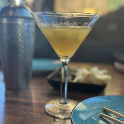 Go Fish Sushi Bar - Sake martini mango (it's not super sweet)