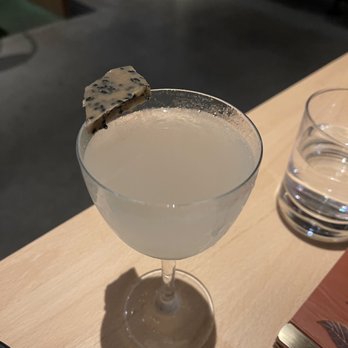 Solstice - Black sesame daiquiri - New American Near Me - Irvine, California Solstice - Black sesame daiquiri - New American Near Me - Irvine, California