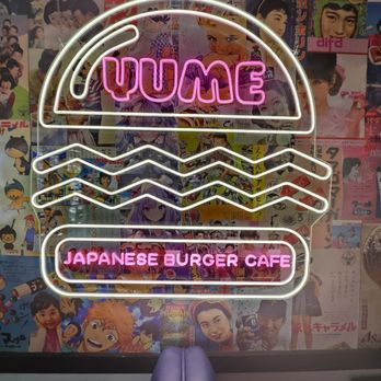 Yume Japanese Burger Cafe - Int. Neon Sign - Japanese Near Me - Ojai, California Yume Japanese Burger Cafe - Int. Neon Sign - Japanese Near Me - Ojai, California