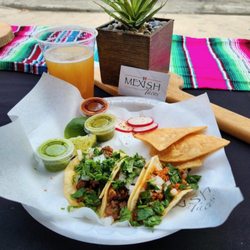Mexish Tacos - Mexish Plato @ La Jara Brewery in Norwalk
