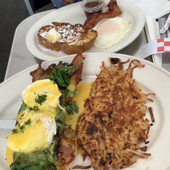 Nick's Cafe - West coast Benedict and kid's French toast - Diners Near Me - Los Angeles, California